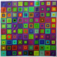 BAVLNĚNÁ LÁTKA - panel 35 X 35 cm  8MAN157