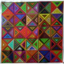 BAVLNĚNÁ LÁTKA - panel 35 X 35 cm  8MAN162