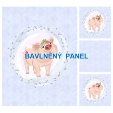 Autorská sada bavlněných panelů na peřinku 165-36