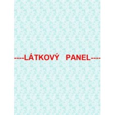 Látkový panel - varianty materiálu a velikosti  165-11 PE zd