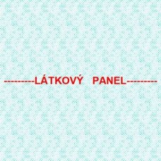 Látkový panel - varianty materiálu a velikosti  165-11 PO zd