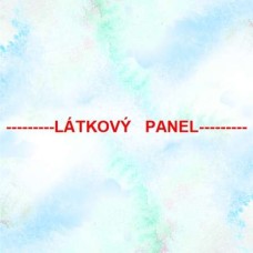 Látkový panel - varianty materiálu a velikosti  165-13 PO zd