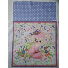 BAVLNĚNÁ LÁTKA - panel 35 x 35 cm - set  2ks-  FLP239, liška