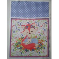 BAVLNĚNÁ LÁTKA - panel 35 x 35 cm - set  2ks-  FLP240, liška