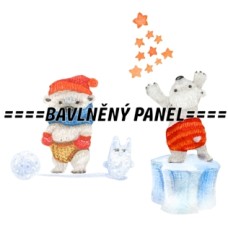 Látkový panel - varianty materiálu a velikosti - čtvercový  155-125