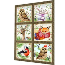 BAVLNĚNÝ PANEL - SADA větší 35 x 53 cm  MDVf24
