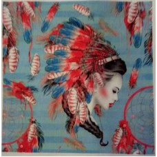 BAVLNĚNÝ PANEL - 35 x 35 cm KOLEKCE BOHO FCF98