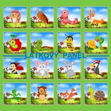 BAVLNĚNÝ PANEL i na pexeso- varianty velikostí, 15NA LOUCE