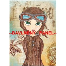 BAVLNĚNÝ PANEL 17,5 x 25 cm FBS234