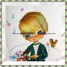 BAVLNĚNÝ PANEL  15 x 15 cm - MDP56