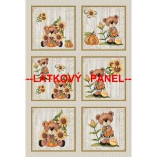BAVLNĚNÝ PANEL - SADA větší 36 x 53 cm  MDVF4