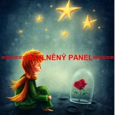 BAVLNĚNÝ PANEL Malý princ  79x79 cm      BASKEL19