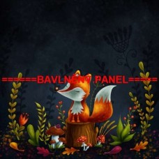 BAVLNĚNÝ PANEL Liška 15x15cm    BSK-36