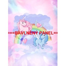 Velký bavlněný panel  75x100cm PEŘ 1