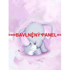 Velký bavlněný panel  75x100cm PEŘ 3