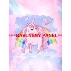 Velký bavlněný panel  75x100cm PEŘ 7