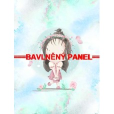 Velký bavlněný panel  75x100cm PEŘ 8