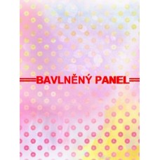 Velký bavlněný panel  75x100cm PEŘ 10