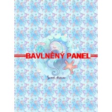 Velký bavlněný panel  75x100cm PEŘ 11