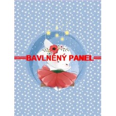 Velký bavlněný panel  75x100cm PEŘ 13