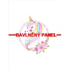 Velký bavlněný panel  75x100cm PEŘ 17