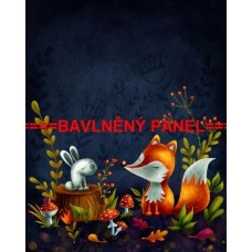 BAVLNĚNÝ PANEL Liška  26x35 cm    BSK-31