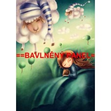 BAVLNĚNÝ PANEL Počítání oveček 26x35 cm BSK-29