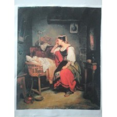 BAVLNĚNÁ LÁTKA - panel 29 x 35 cm  FLP280