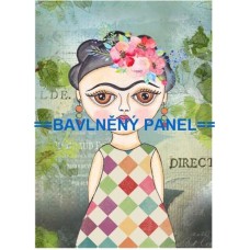 BAVLNĚNÝ PANEL - 14 x 20 cm  FDF61