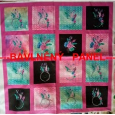 BAVLNĚNÁ LÁTKA - panel 70 x 70 cm  FNP255