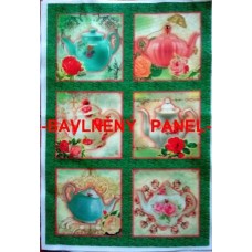 BAVLNĚNÁ LÁTKA - panel 27 x 40 cm  FNP307