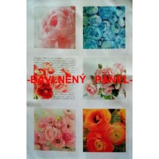 BAVLNĚNÁ LÁTKA - panel 26 x 39 cm  FNP314