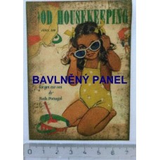BAVLNĚNÝ PANEL - 7 x 10 cm ZP828