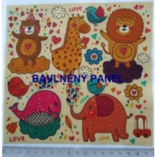 BAVLNĚNÝ PANEL - 17 x 18 cm ZP856