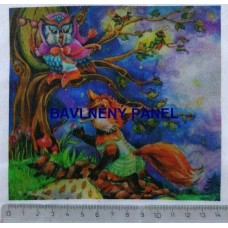 BAVLNĚNÝ PANEL - 13 x 14 cm ZP859