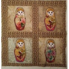 BAVLNĚNÝ PANEL - SADA 27 x 27 cm  NGS246