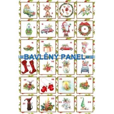 Látkový panel - varianty velikosti  124-111 číslicový