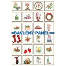 Látkový panel - varianty velikosti  124-119