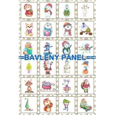 Látkový panel - varianty velikosti  124-122