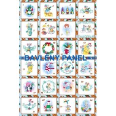 Látkový panel - varianty velikosti  124-126 číslicový