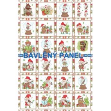 Látkový panel - varianty velikosti  124-141 číslicový