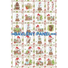 Látkový panel - varianty velikosti  124-147 číslicový