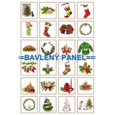 Látkový panel - varianty velikosti  124-158