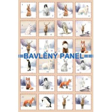 Látkový panel - varianty velikosti  124-168 číslicový