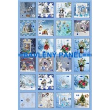 Látkový panel - varianty velikosti  124-186 číslicový