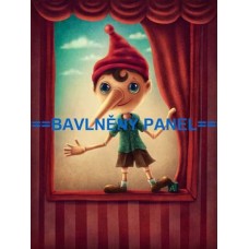 BAVLNĚNÝ PANEL Pinokio 22x30cm  BSK-55