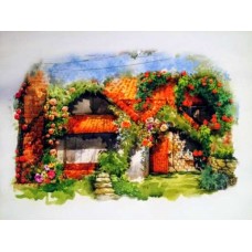 BAVLNĚNÝ PANEL  25 x 30cm  -   Kve14