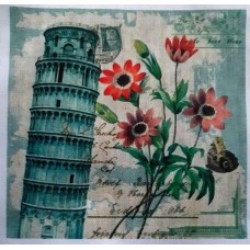 BAVLNĚNÝ PANEL Pisa 15x15 cm - vin244