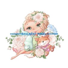 BAVLNĚNÝ PANEL DĚTSKÝ 10 x 10 cm   DOF463