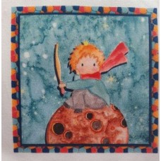BAVLNĚNÝ PANEL MALÝ PRINC 20x20 cm  MDP91